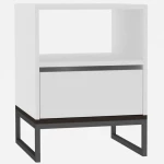 Κομοδίνο Lindau 495SSE1703 51x51x61cm White