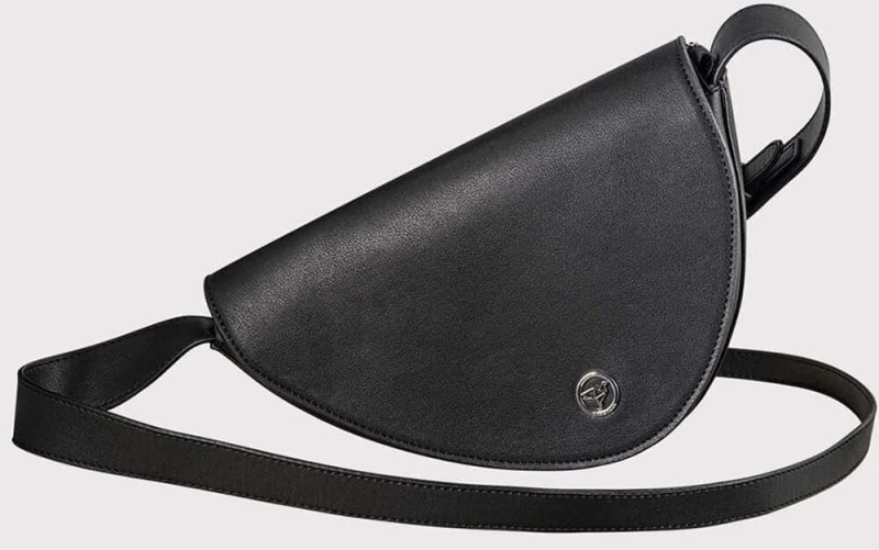 Τσάντα Ώμου - Χιαστί Doha 456ZYM2148 26x7,5x15cm Black Garbalia