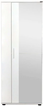 Παπουτσοθήκη 479ADR1195 60x35x187cm White Μοριοσανίδα, Μελαμίνη