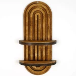 Ράφι Τοίχου 792EVL9066 20x9x40cm Walnut