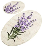Πατάκια Μπάνιου Lavender Djt (Σετ 2τμχ) Multi L'essentiel Maison 60x100cm Πολυέστερ