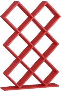 Βιβλιοθήκη Kumsal 788DEC3606 90x19,5x129cm Red