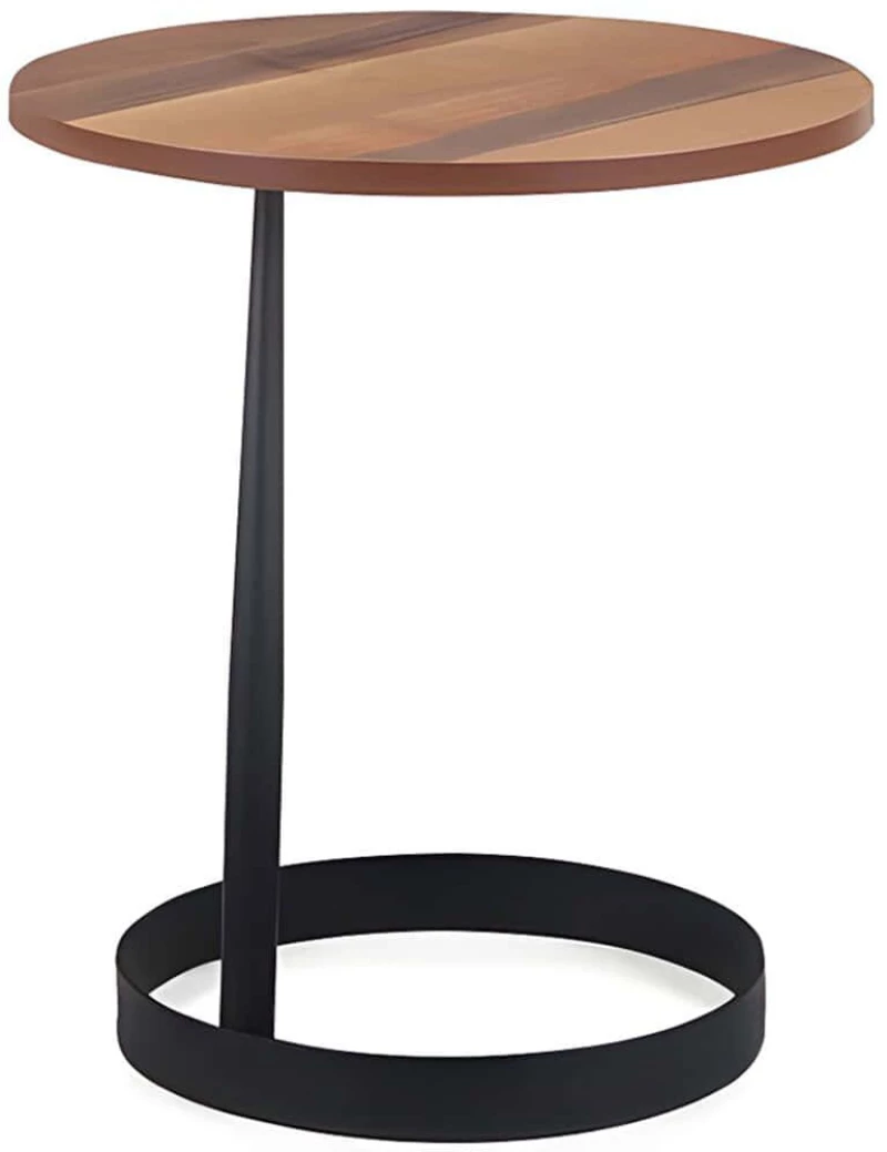 Τραπεζάκι Βοηθητικό Callisto 141HWR1135 50x50x58cm Walnut-Black