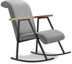 Πολυθρόνα Κουνιστή Yoka 859FTN1704 64x86x96cm Grey