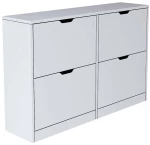 Παπουτσοθήκη Duru 350MWD1204 120,5x30x79,2cm White Μοριοσανίδα, Μελαμίνη