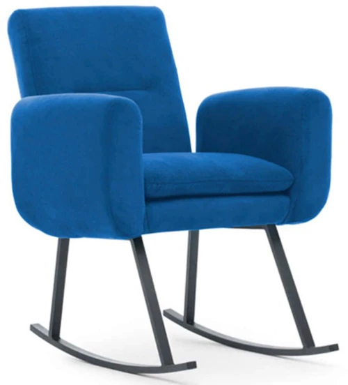 Πολυθρόνα Κουνιστή Kono 859FTN1745 52x86x99cm Blue