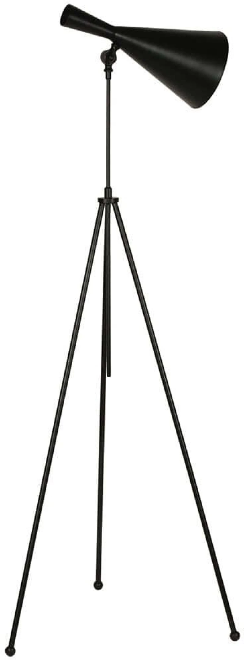 Φωτιστικό Δαπέδου Teleskop 534LUN3246 25x175cm E27 40W Black Opviq
