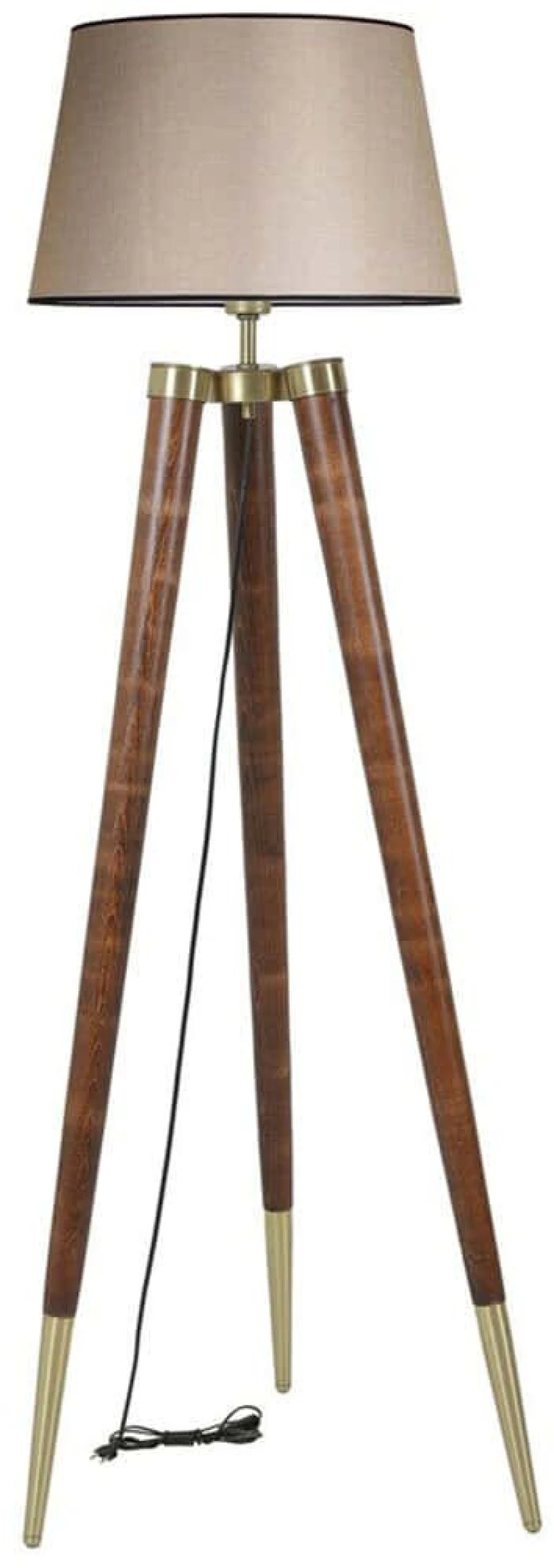 Φωτιστικό Δαπέδου Stil 534LUN4392 45x165cm E27 40W Walnut-Beige Opviq