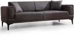 Καναπές - Κρεβάτι Τριθέσιος Horizon 560ARE2260 230x95x77cm Dark Grey
