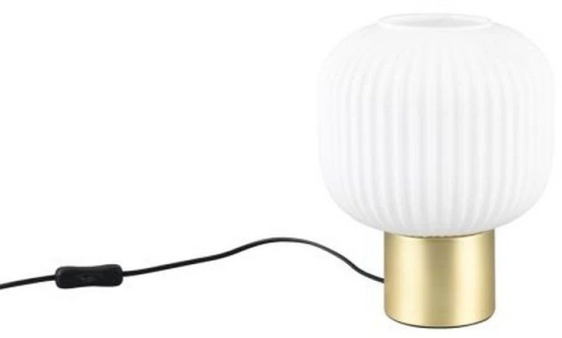 Φωτιστικό Επιτραπέζιο Diva 519800108 20x26cm 1xE27 40W Brass-White Trio Lighting