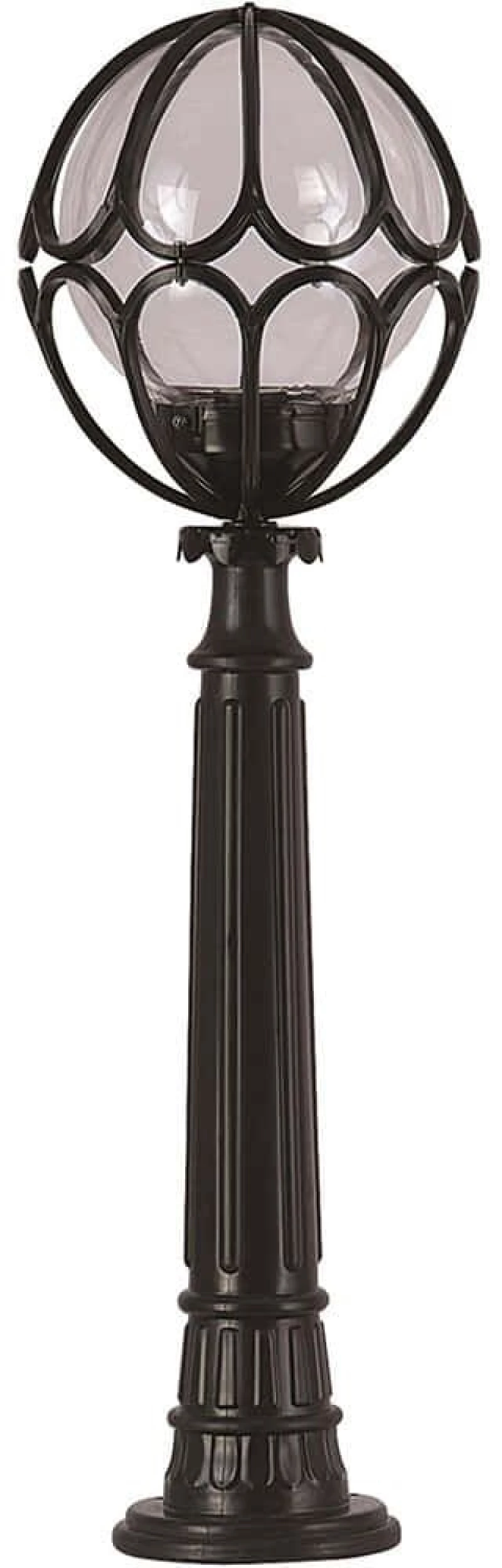 Φωτιστικό Δαπέδου 685AVN1108 Φ30x100cm E27 40W Black Opviq