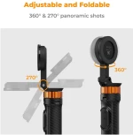 K&F Concept MS19 Magsafe Selfie Stick Tripod 159cm Compatible with Bluetooth Remote Control (KF09.139)