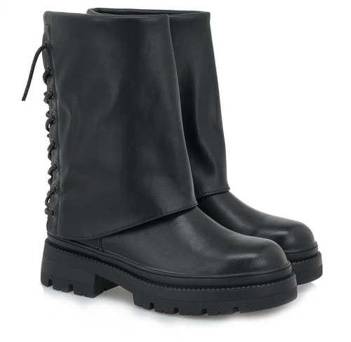 Exe Shoes Γυναικεία Μποτάκια Αρβυλάκια 28E-006 Μαύρο T328E0063001 123188