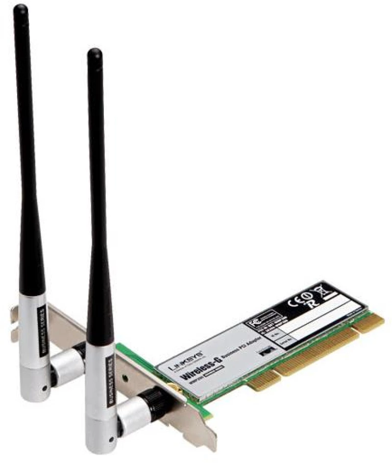 NIC LINKSYS WMP200 WIRELESS CARD-G BUSINESS 100Mbps PCI F.P. /w RANGE BOOSTER