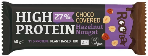 Μπάρα Πρωτεϊνης Roobar High Protein 27% Φoυντούκι 40gr