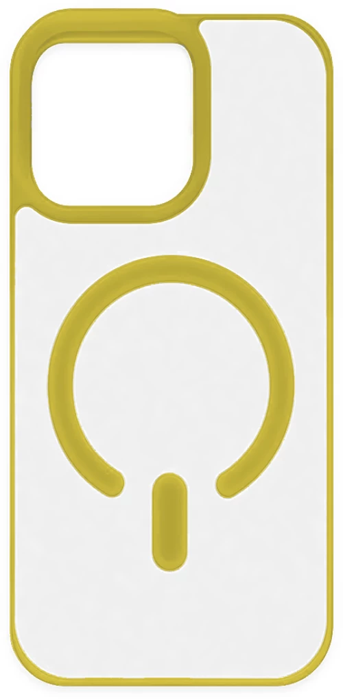 ObaStyle Creative Semiclear Case για Apple iPhone 14 Pro Max - Κίτρινο