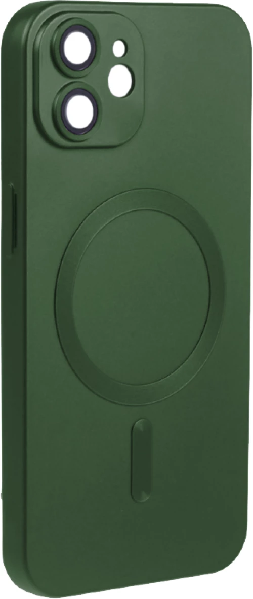 ObaStyle Metal Effect Magnetic Soft Cover Case για Apple iPhone 11 - Πράσινο