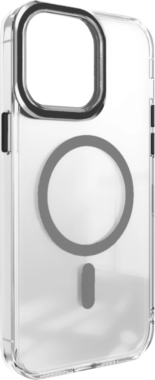 MLK+ Magnetic Clear Cover Case για iPhone 16 Pro - Μαύρο