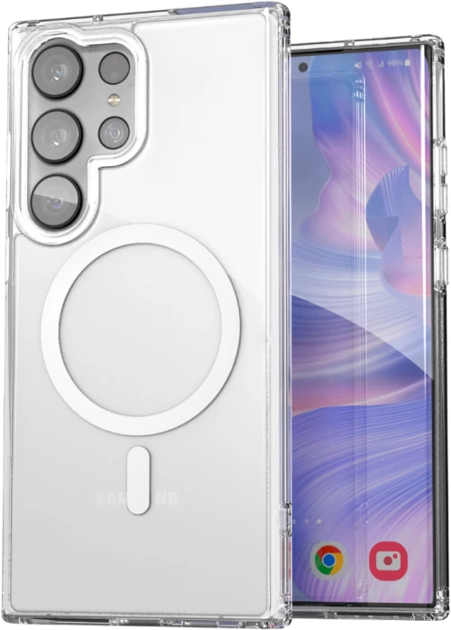 Θήκη Σιλικόνης Tech-Protect Flexair Hybrid Magsafe Case για Samsung Galaxy S25 Ultra - Διάφανο