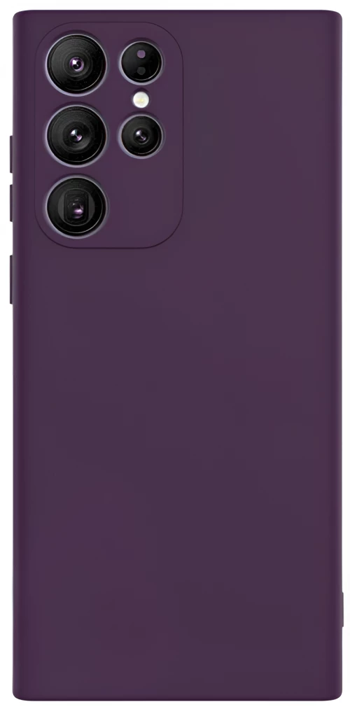 Θήκη Silky And Soft για Samsung Galaxy S25 Ultra - Σκούρο Μωβ