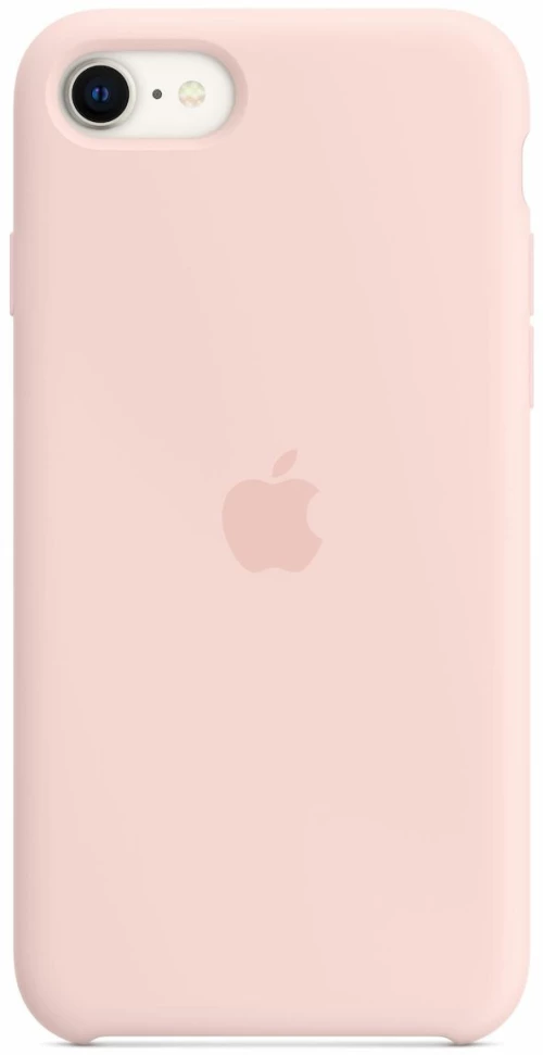 Apple Silicone Case Back Cover για iPhone SE - Chalk Pink