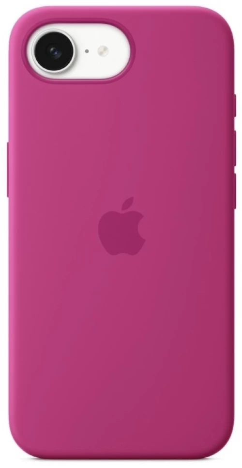Apple Silicone Case Back Cover για iPhone 16e - Φούξια