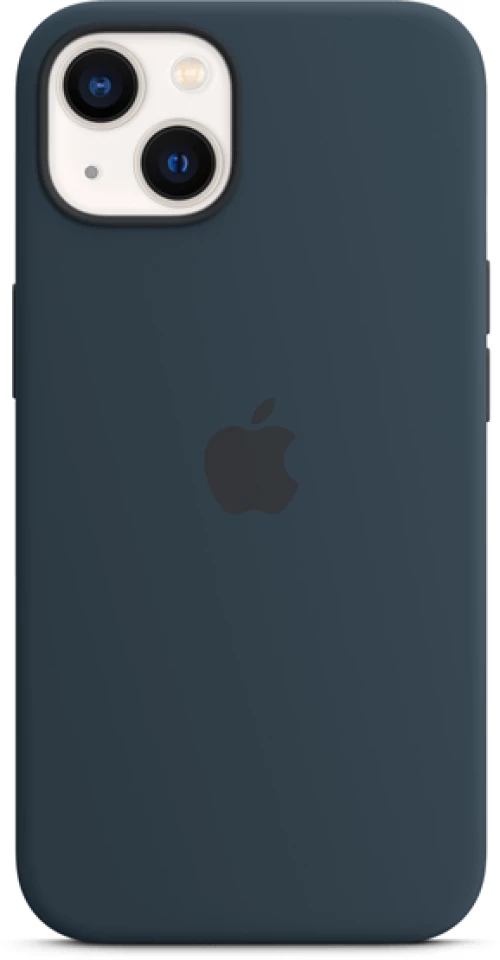 Apple Silicone Case with MagSafe Back Cover για iPhone 13 - Abyss Blue