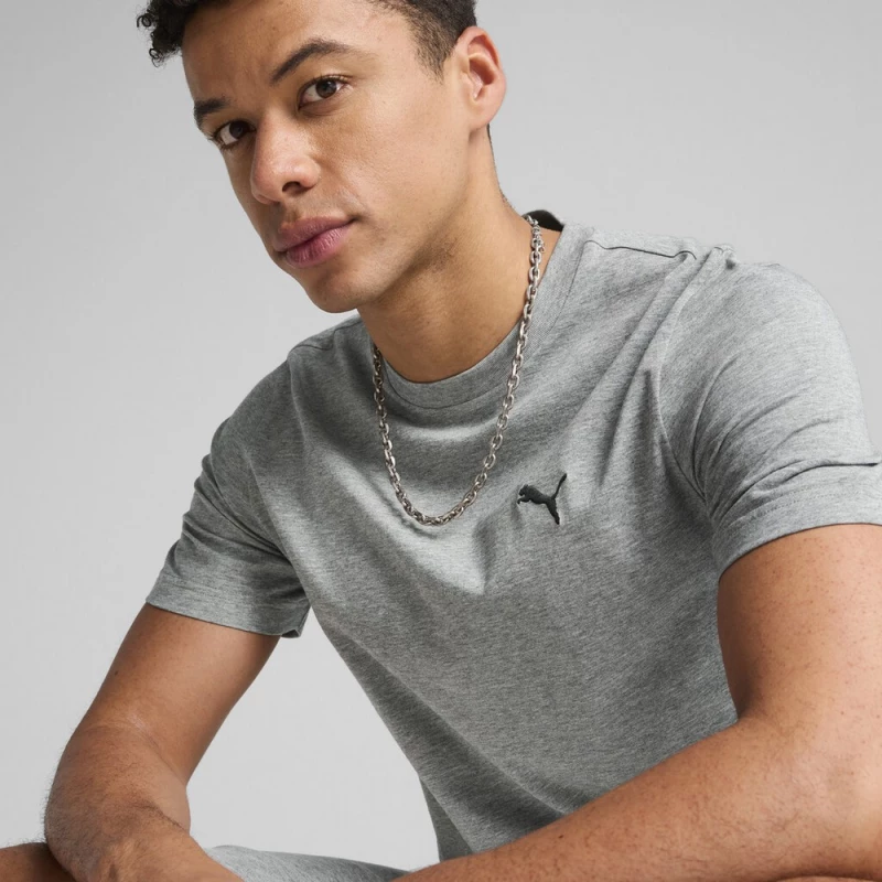 Puma ESS Small Logo Tee 682538-03 PUMA Γκρι