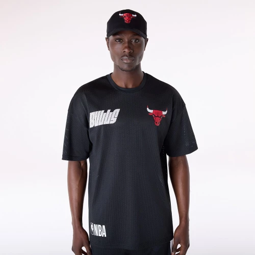 NEW ERA NBA GRPHC MESH TEE CHIBUL  BLK 60596412 NEW ERA Μαύρο
