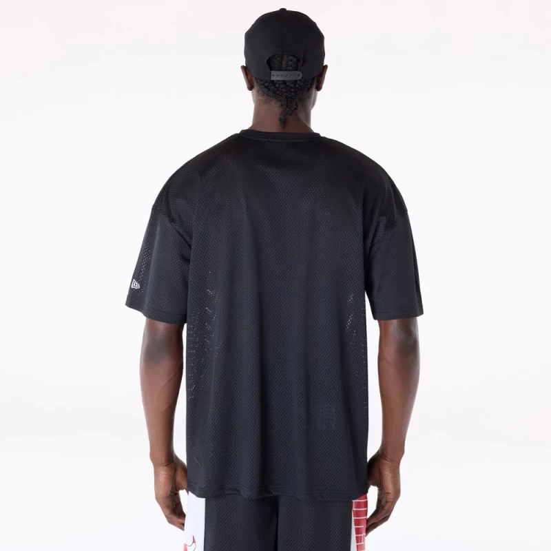 NEW ERA NBA GRPHC MESH TEE CHIBUL  BLK 60596412 NEW ERA Μαύρο