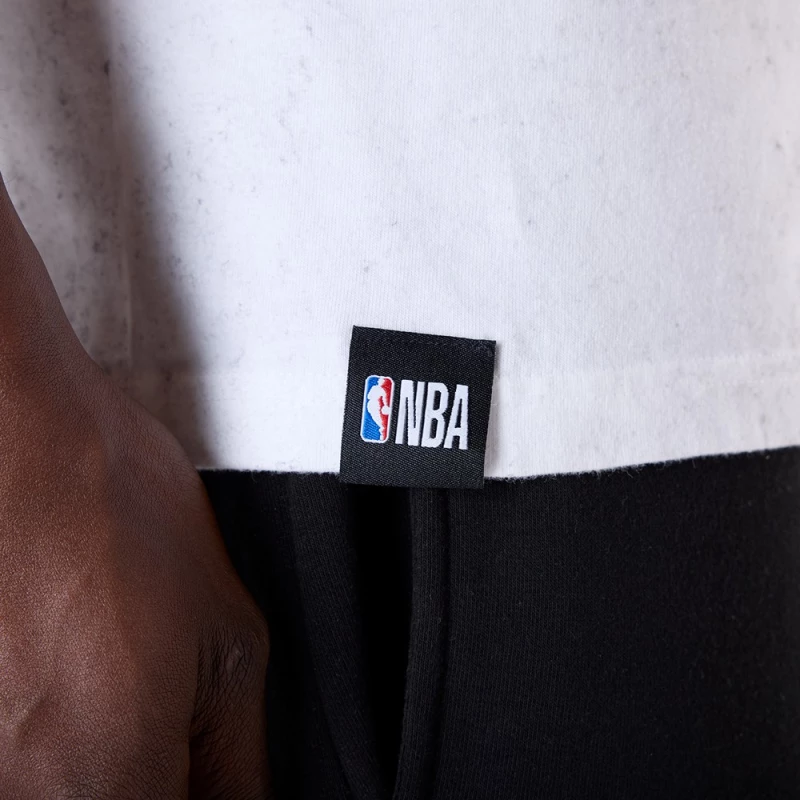NEW ERA NBA DISTRESSED OS TEE LOSLAK  WHI 60596454 NEW ERA Λευκό