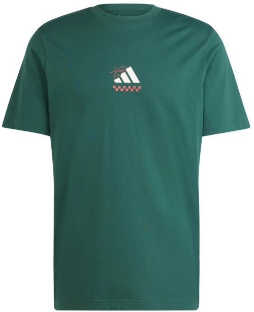 adidas M L PIZZA TEE JJ4017 ADIDAS ΠΡΑΣΙΝΟ