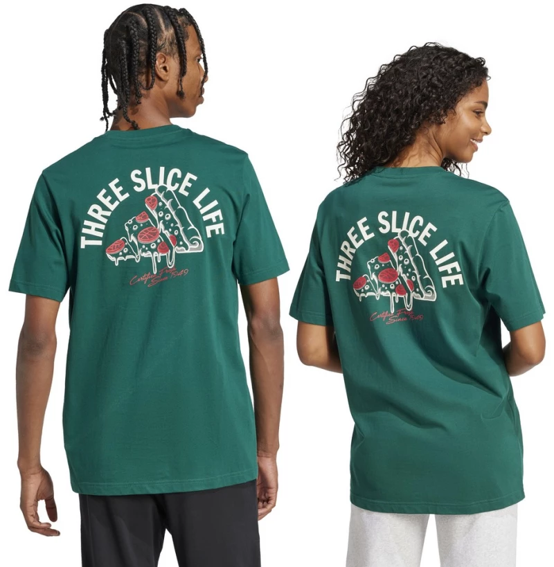 adidas M L PIZZA TEE JJ4017 ADIDAS ΠΡΑΣΙΝΟ