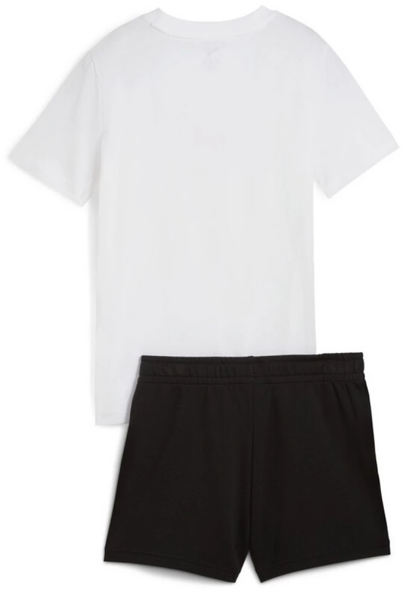 Puma ESS No.1 Logo Tee and Shorts Set G 686307-02 PUMA Λευκό