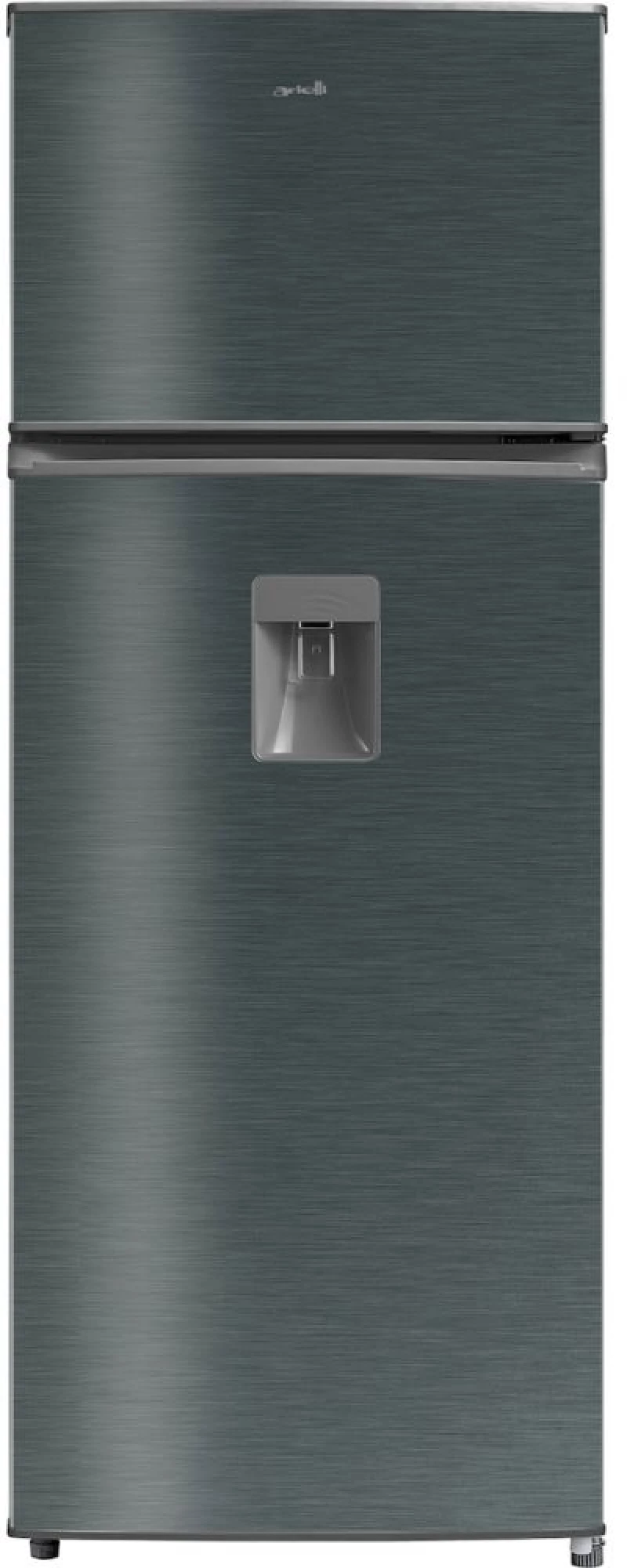Ψυγείο Δίπορτο Arielli ARD-273 FNEDGW 199lt E Υ143xΠ55xΒ55cm Inox