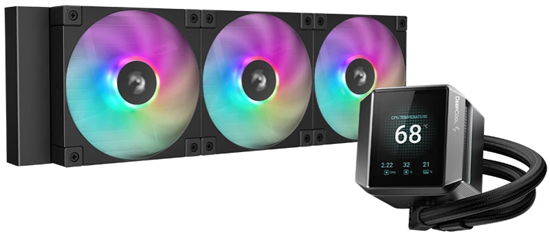 DeepCool MYSTIQUE 360 ARGB Επεξεργαστής Ψύκτης υγρού όλα σε ένα 12 cm  1 τεμάχια