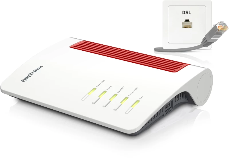 FRITZ!Box 20003057 Router 2.5 Gigabit Ethernet Διπλής ζώνης (2.4 GHz / 5 GHz) Λευκό