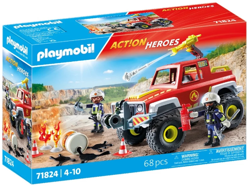 71824 Playmobil Πυροσβεστικό όχημα 4x4