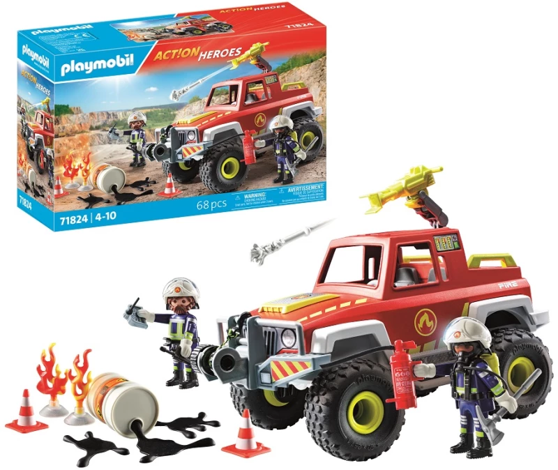 71824 Playmobil Πυροσβεστικό όχημα 4x4