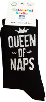 Κάλτσες με Σχέδια QUEEN OF NAPS unisex 145457