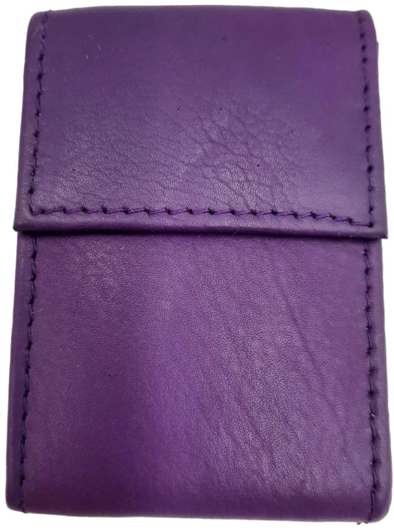 Unisex Δερμάτινο Πορτοφόλι-Μικρό Ginis CG 1082 μωβ