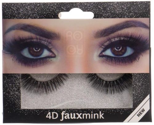 4D Fauxmink Βλεφαρίδες με κόλλα