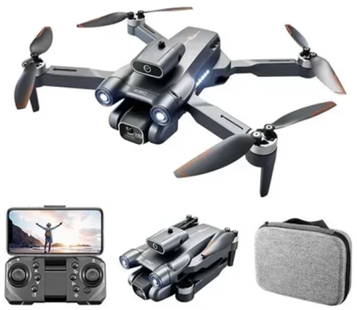 Φορητό Αναδιπλούμενο Drone 5G με 4K Κάμερα, LED και Έξυπνες Λειτουργίες – Ασημί F632