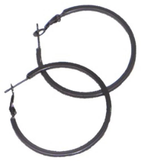Σκουλαρίκι Κρίκος αιματίτης 40 mm