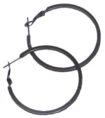 Σκουλαρίκι Κρίκος αιματίτης 40 mm