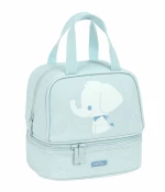 Safta 812183040 Thermos Preschool Elephant, Lunchbag, Ύφασμα, Γαλάζιο