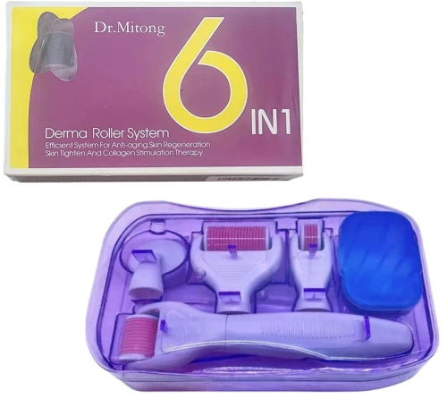 Derma Roller System 6 in 1 Βελόνες Τιτανίου Dr. Mitong CE-50