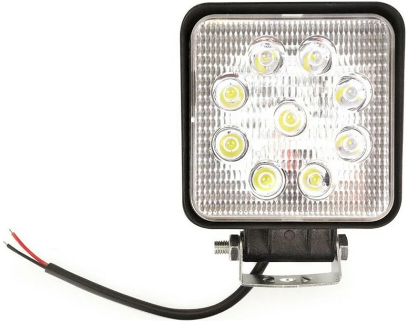 Τετράγωνος Προβολέας Αυτοκινήτου LED Universal 27W 1τμχ 10.5cm 200727