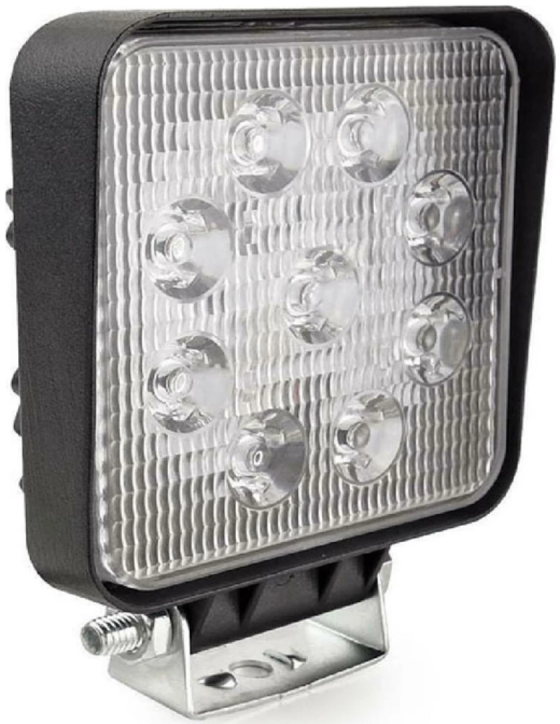 Τετράγωνος Προβολέας Αυτοκινήτου LED Universal 27W 1τμχ 10.5cm 200727