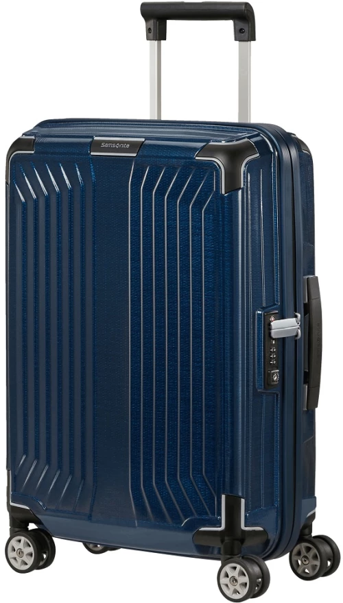 Samsonite 79297-1277 LiteBox Spinner, Μικρή/Καμπίνας 55 cm, Μπλε